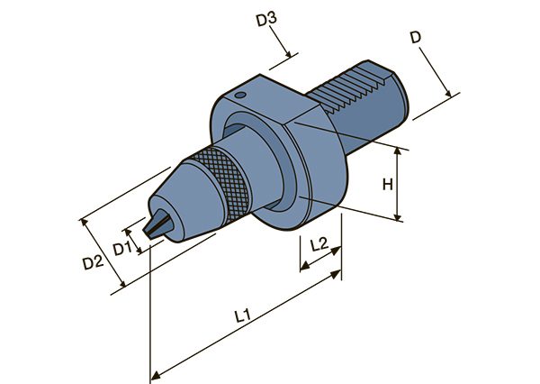 Патрон свердлильний VDI (DIN 69880)