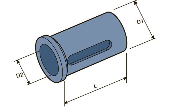 Втулка перехідна для розточних різців, тип RS