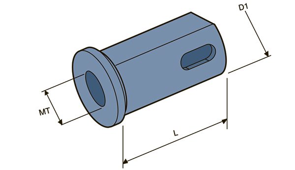 Втулка переходная с конусом Морзе, тип RS-MT