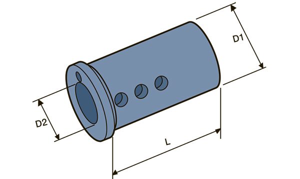 Втулка переходная для расточных резцов, тип RS-W